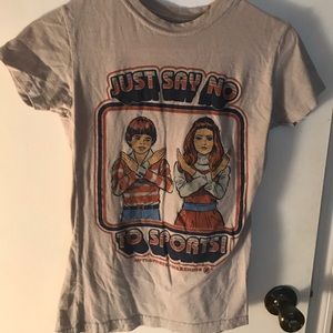 Just Say No to Sports graphic T-shirt
